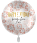 Preview: Folienballon - Happy Birthday, Genieße deine Zeit! - ø 43cm